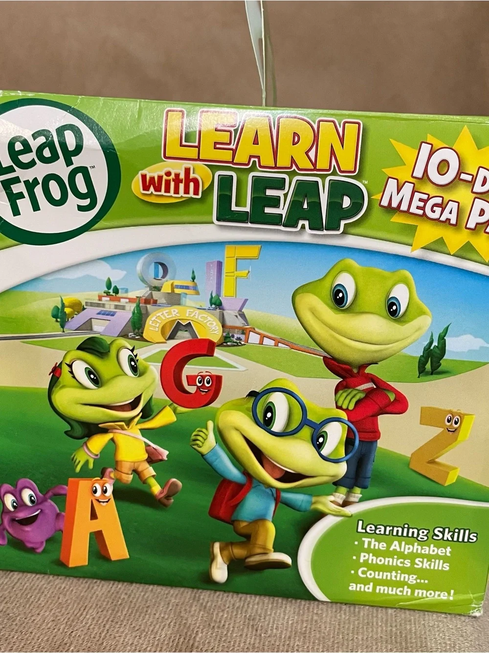 LeapFrog Learn with Leap 10-DVD Mega Pack - Green with 2 additional dvd